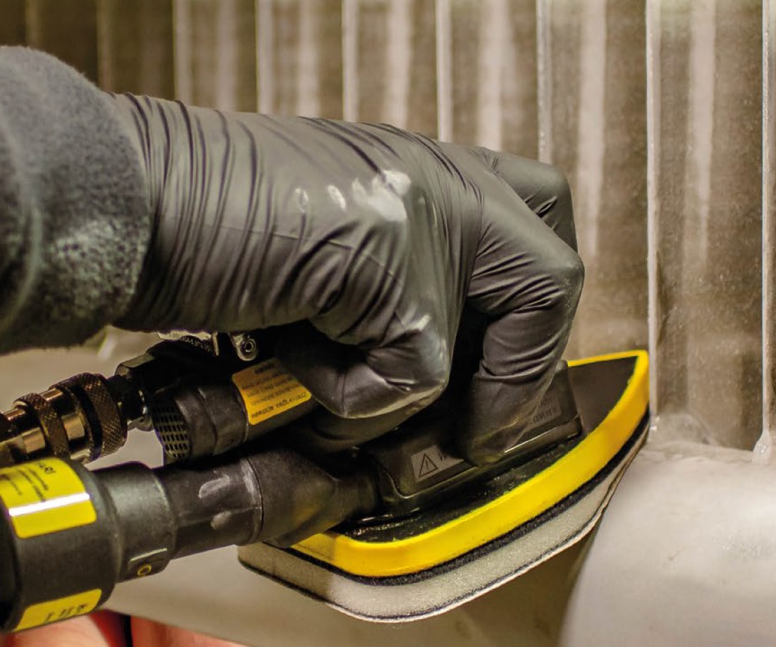 دستگاه سنباده بادی اوربیتال سه گوش اتویی مدل OS 913CV