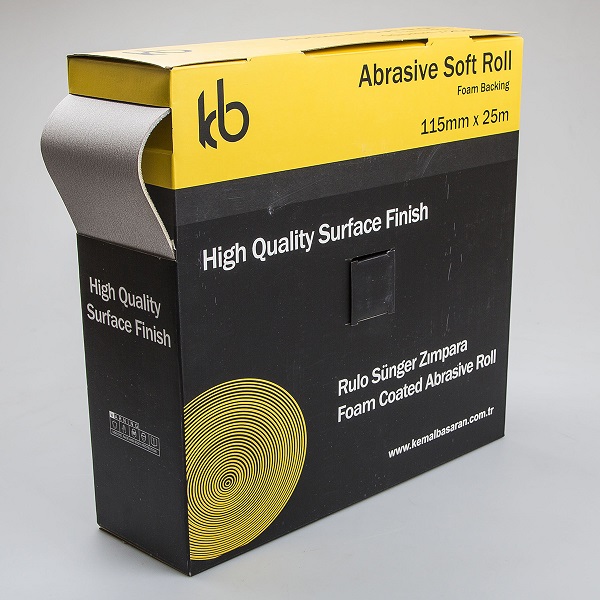 سنباده اسفنجی 150 kb ترکیه رول 25 متری مدلSoft cut 242S