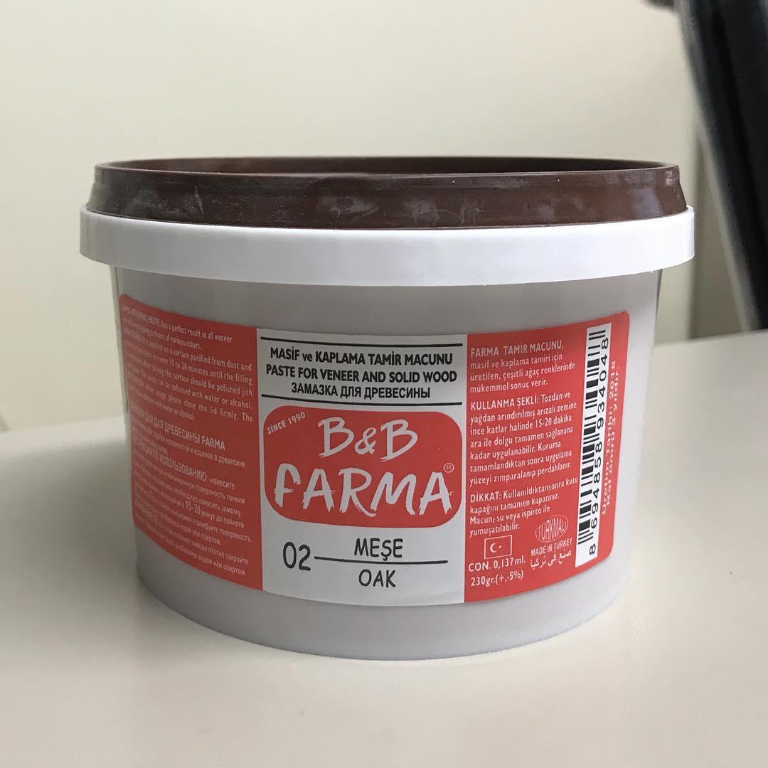 بتونه تعمیری رنگی فارما 1 کیلوگرمی